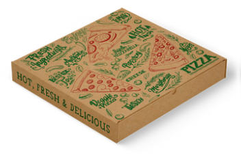 Pizza Box Trend Pizza Slice Text 12